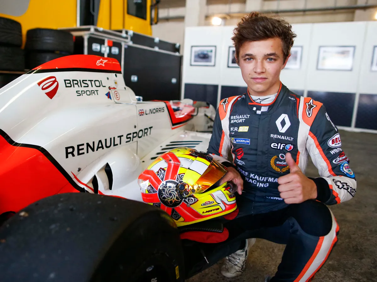 Lando Norris, LandoNorris, NORRIS Lando (GBR) RENAULT FR 2. 0L team JOSEF KAUFMANN RACING ambiance portrait during the 2016 Renault Sport series at Spa Francorchamps, Belgium, September 23 to 25 - Photo Florent Gooden / DPPI (Photo by FLORENT GOODEN / DPPI Media / DPPI via AFP)