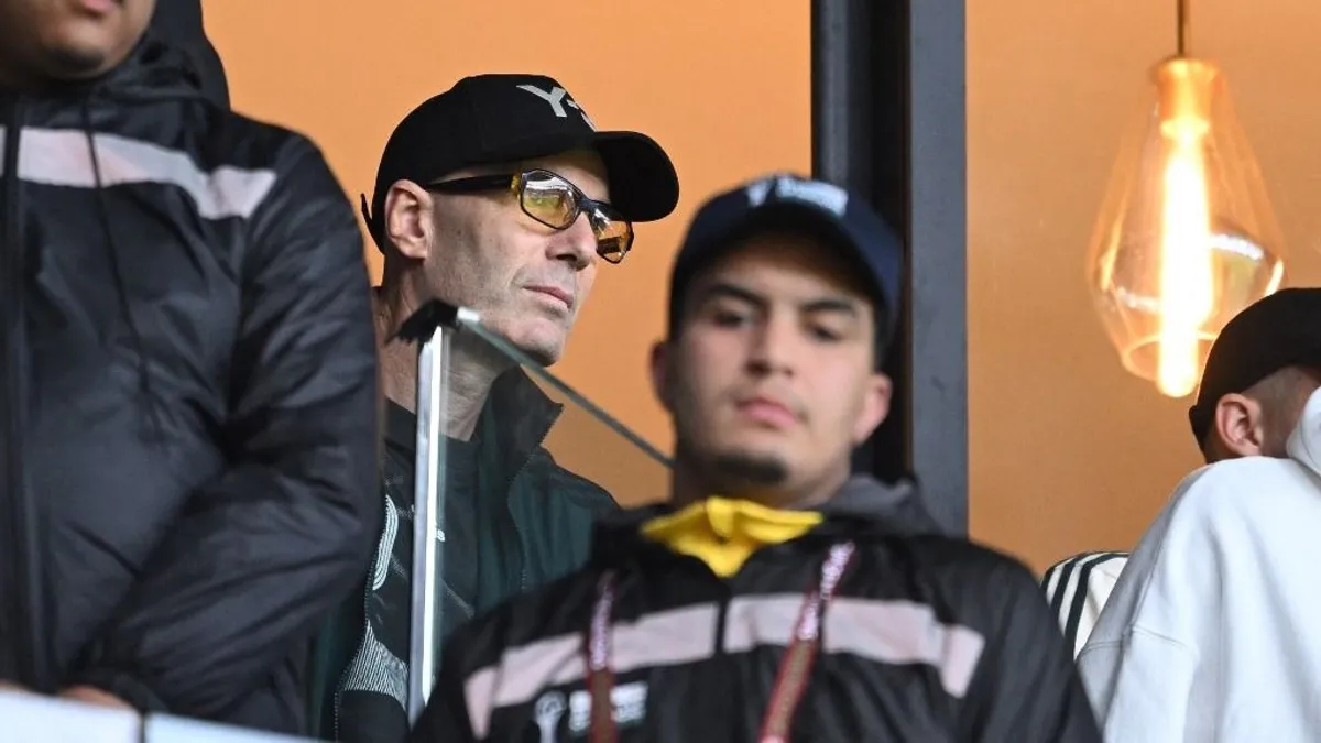 Zidane is ott volt fia Afrika-kupa meccsén - fotó