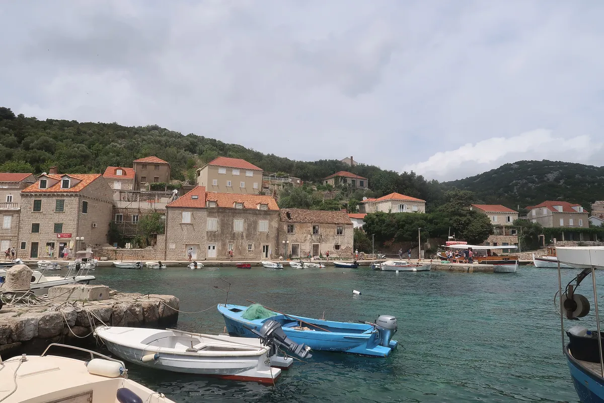 Šipan Island, Croatia, 11.06.2024: Šipan is one of the Croatian islands in Elafiti archipelago group, also known as 'Dubrovnik's islands', situated just off the coast of Dubrovnik.