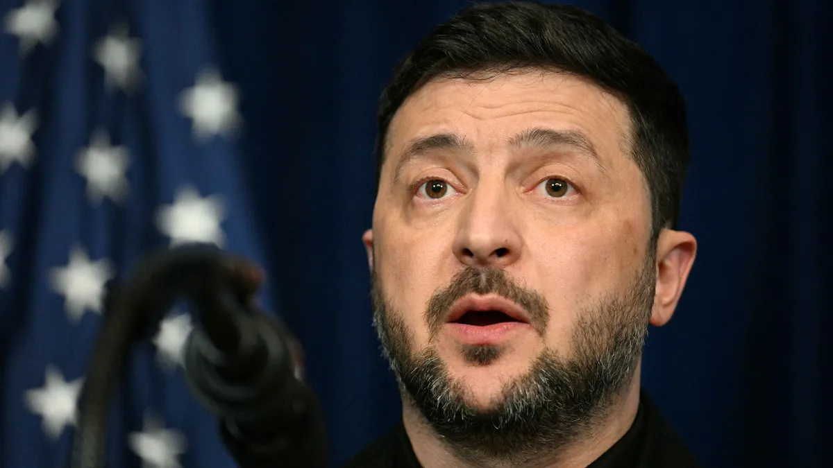 Zelenszkij letagadta a támadást Putyin rezidenciája ellen Kép