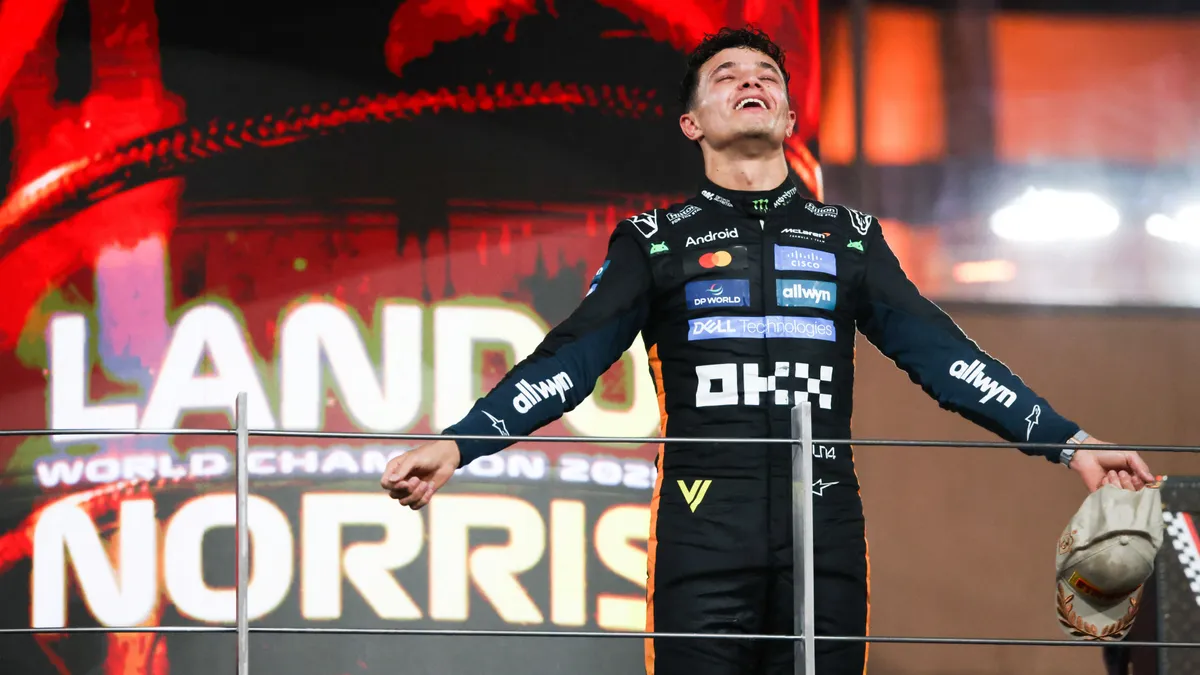 A McLaren pilótája, Lando Norris nyerte a 2025-ös Forma-1-es szezont