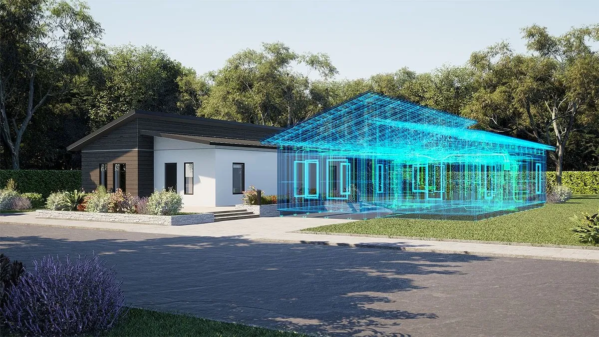 Új, digitális technolgóiára épülő házgyárak korszaka kezdődhet, és ez jó hír a lakhatási válság enyhítésében (illusztráció)