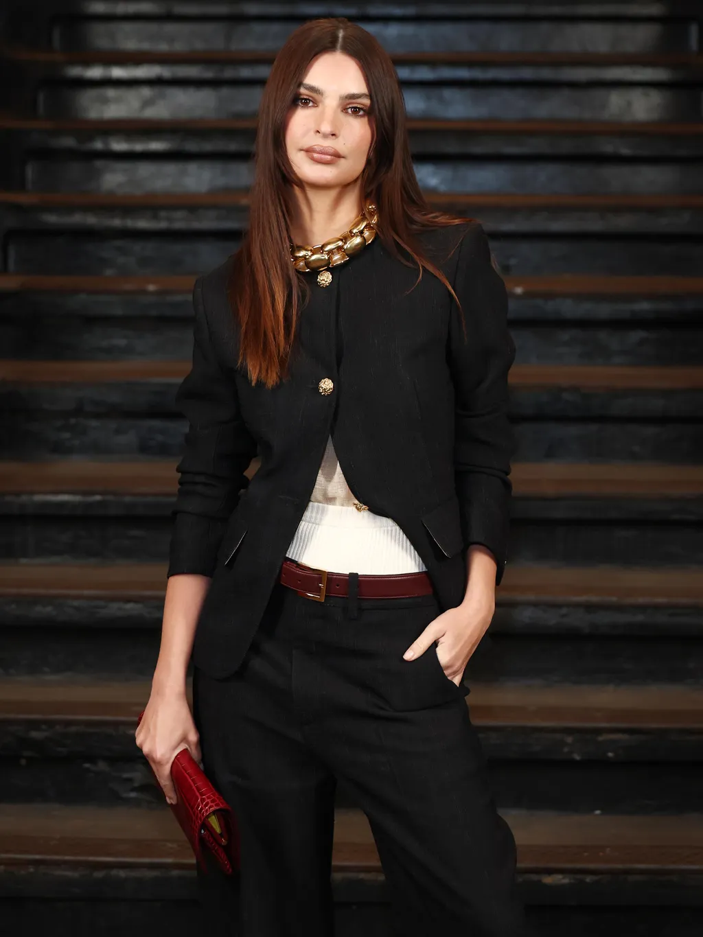 Chanel Métiers d'art show 2026,
NEW YORK, NEW YORK - DECEMBER 02: Emily Ratajkowski attends the CHANEL Métiers d’Art Show 2026 on December 02, 2025 in New York City. (Photo by Cindy Ord/WireImage)