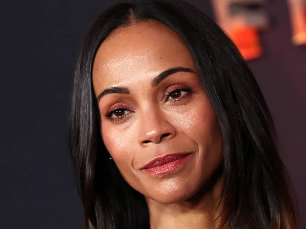 Zoe Saldana, Avatar, ZoeSaldanaAvatar,
US actress Zoe Saldańa attends the premiere of Disney's "Avatar: Fire and Ash" at the Dolby theatre in Hollywood, California on December 1, 2025. (Photo by VALERIE MACON / AFP)