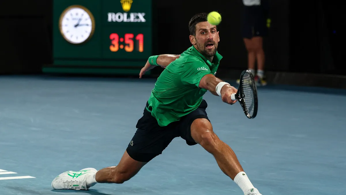 Késő éjjelig tartott az őrült elődöntő Djokovics és Sinner között az Australian Openen