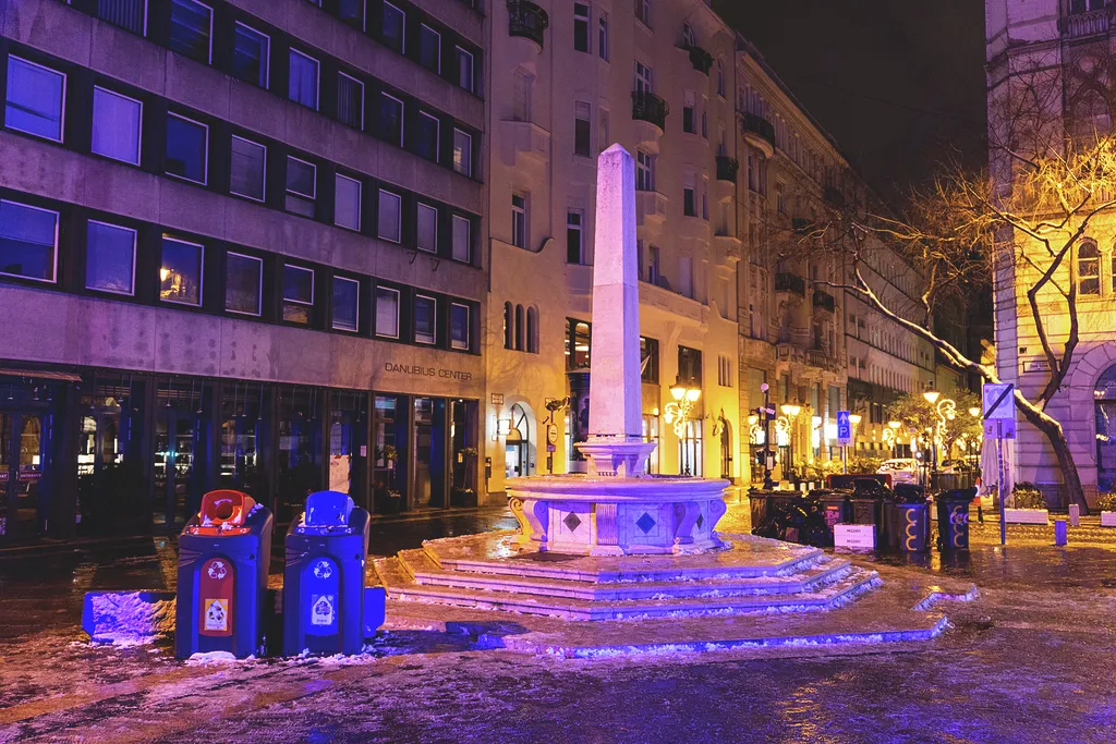 Újévi takarítás, szilveszter, szemét, Bdapest, belváros