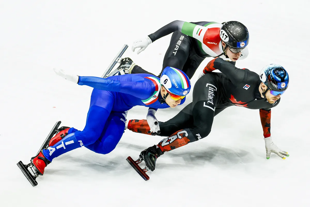 Jászapáti Péter (117) sérülése az olimpiára készülő magyar férfi rövidpályás gyorskorcsolyázó váltót is nehéz helyzetbe hozta