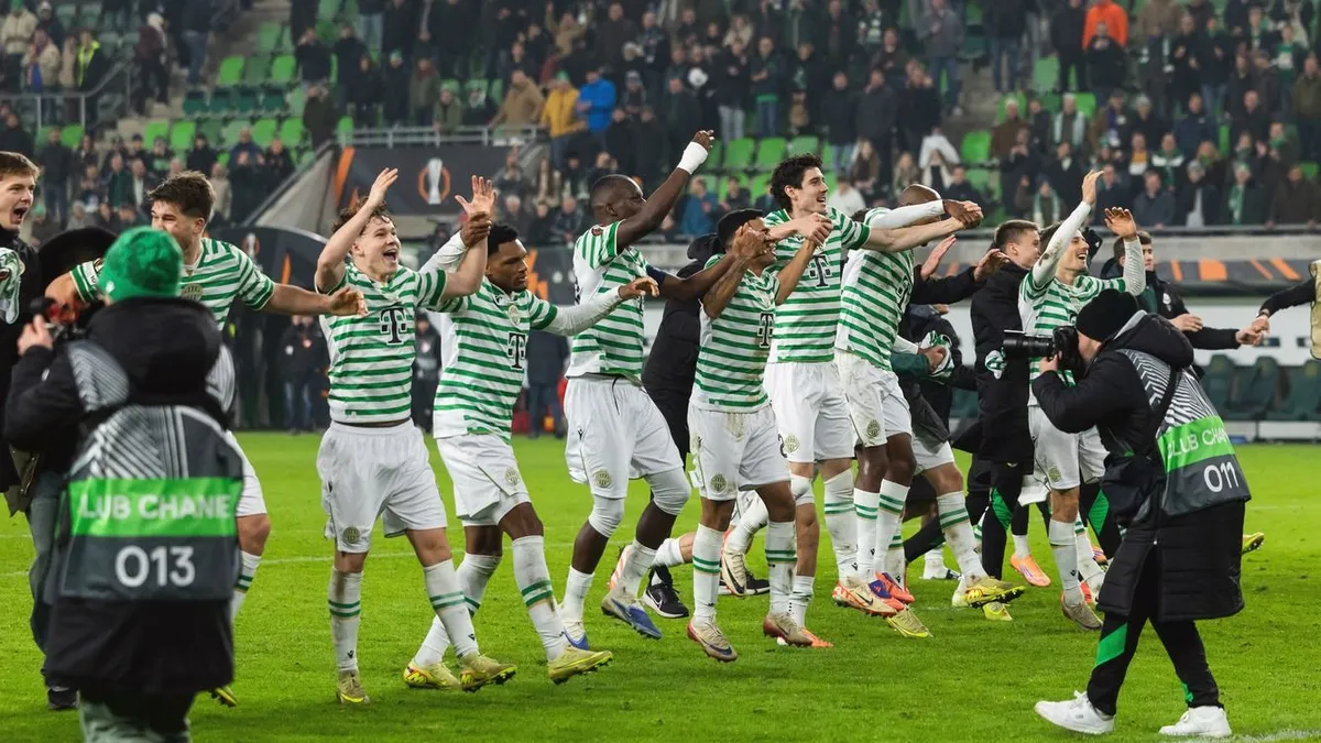 FTC–Rangers, Ferencváros–Rangers, Ferencvárosi TC - Glasgow Rangers,  foci, Labdarúgó Európa-liga, Labdarúgás, fradi, 2025.12.11., 