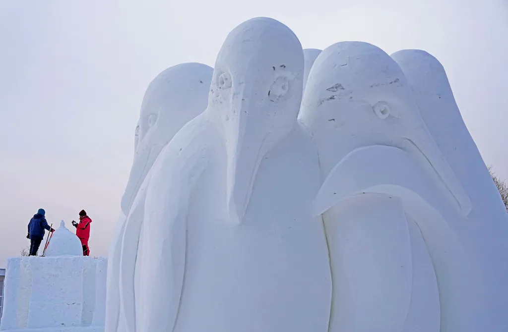 Harbini, Jég- és Hófesztivál, Kína, tél, évszakok