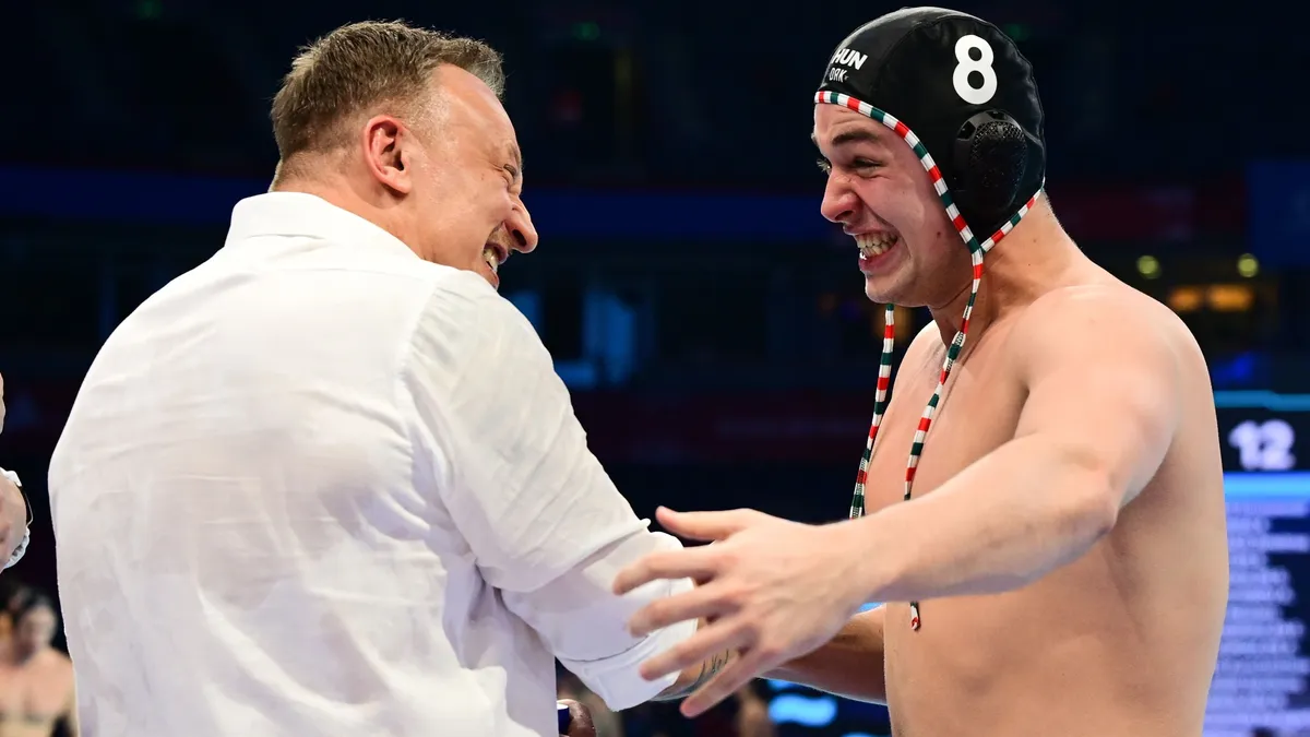 A magyar férfi vízilabda-válogatott a szerb csapattal játszik a fináléban