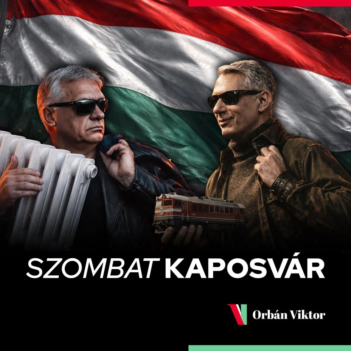 Orbán Viktor: Orbán-Lázár. Ha ők velünk, ki ellenünk?! Kaposváron találkozunk!