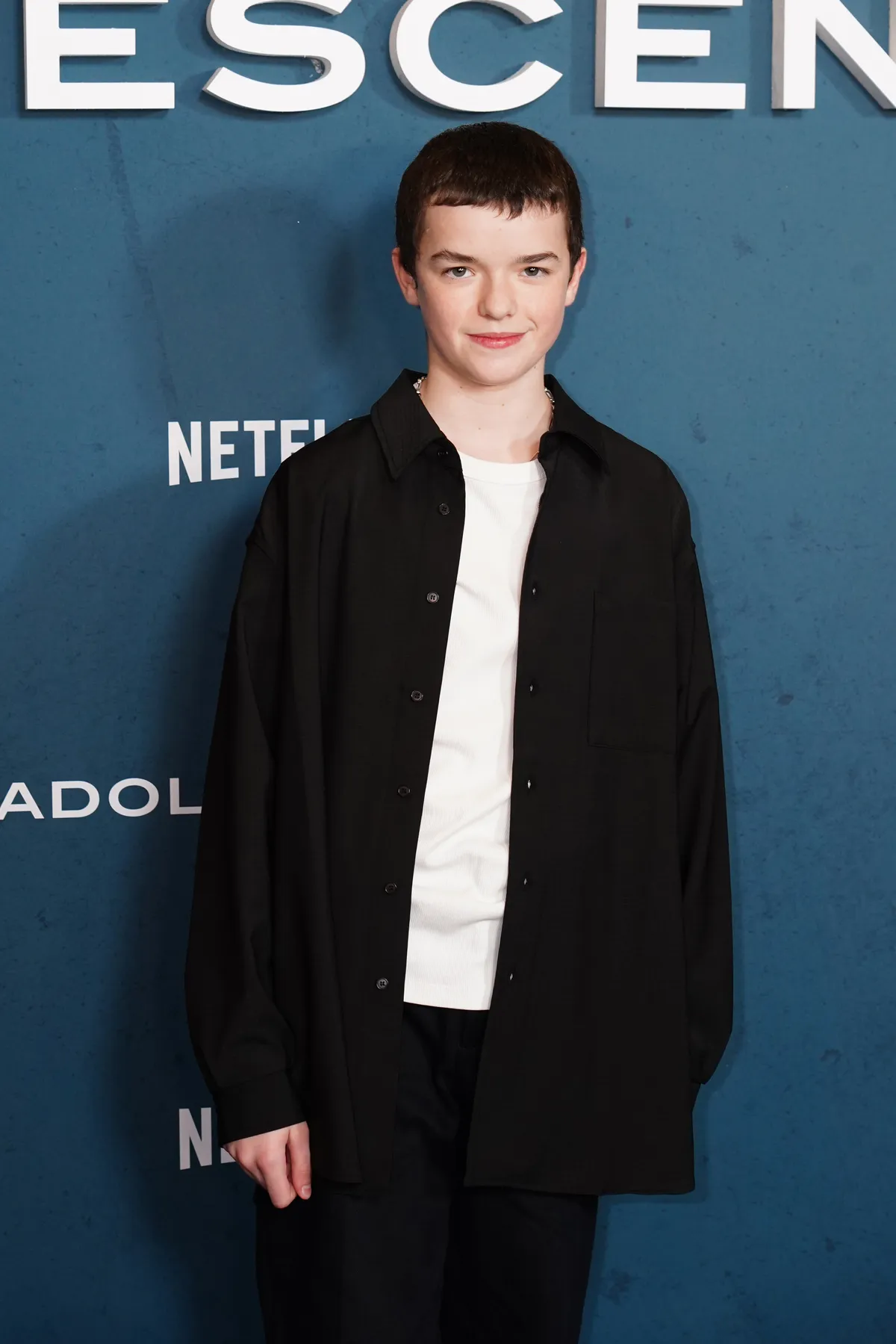 Owen Cooper arriving for the special screening of Adolescence, at BAFTA in central London. Picture date: Wednesday March 12, 2025.