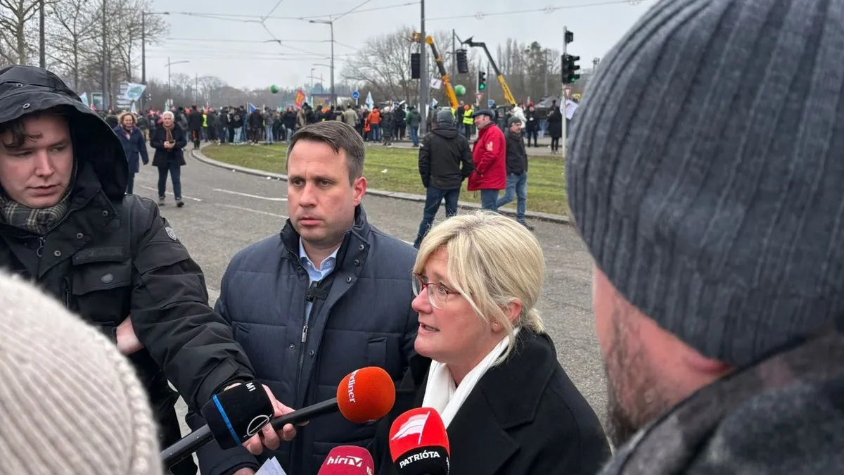 Gál Kinga Brüsszelben: A gazdák mellett vagyunk!