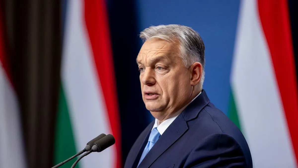 Orbán Viktor nemzetközi sajtótájékoztatót tart (Fotó: Csudai Sándor)