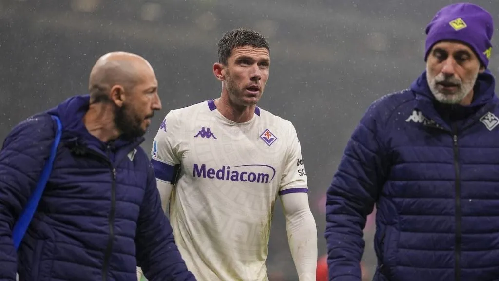 A német Robin Gosens az Inter egykori, a Fiorentina jelenlegi labdarúgója