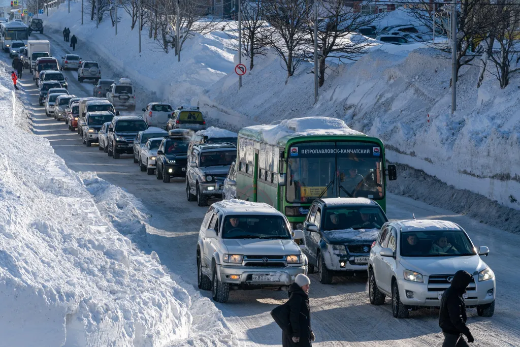 Kamcsatka, félsziget, Oroszország, KamcsatkaOroszország, hó, havazás, az elmúlt harminc év legnagyobb kamcsatkai havazása, 2026