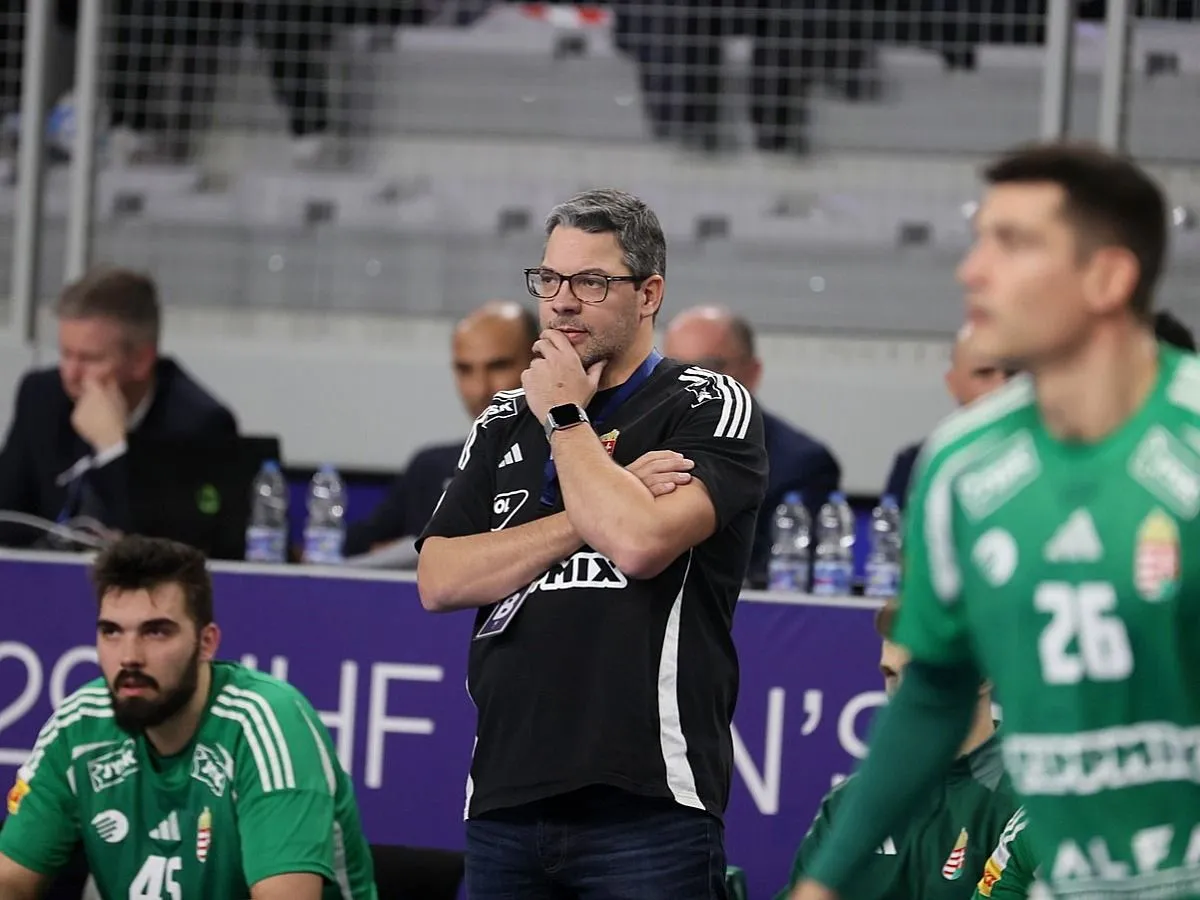 Magyarország - Franciaország, kézilabda VB, kézilabdaVB2025, 29. férfi kézilabda-világbajnokság, 2025-ös férfi kézilabda-világbajnokság, középdöntő, Varasd Aréna, Horvátország, 2025.01.21.