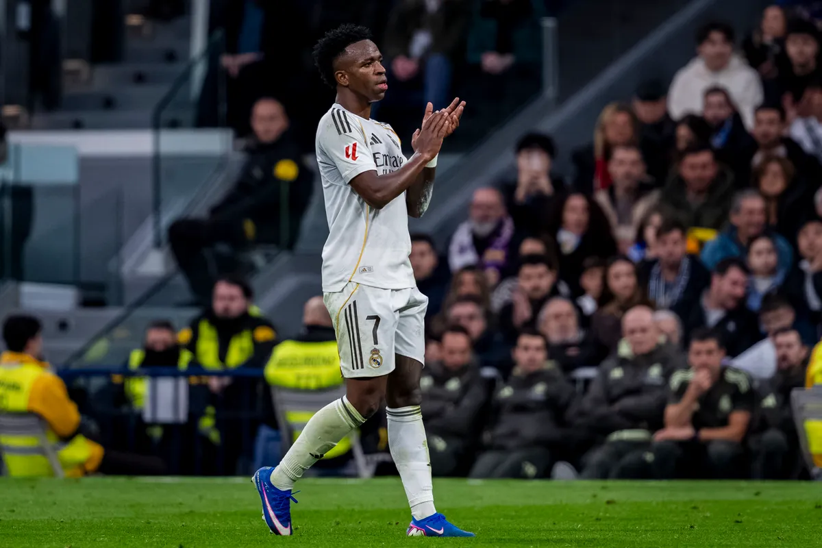 Vinícius Júnior hiába kért tapsot a Real Madrid közönségétől