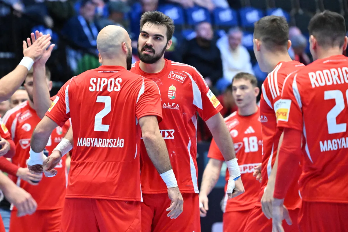 Rosta Miklós remekül állta a sarat a kézilabda-Eb első csoportmeccsén