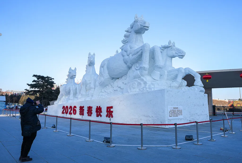 Harbini, Jég- és Hófesztivál, Kína, tél, évszakok