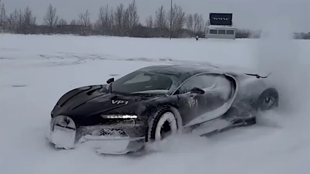 A Bugatti extrém körülmények között is Bugatti marad.