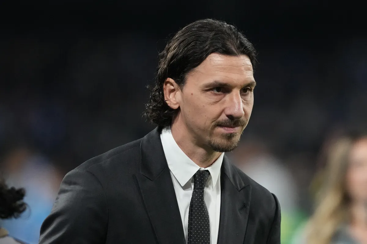 Zlatan Ibrahimovic AC Milan attends before the Serie A match between SSC Napoli and AC Milan at Stadio Diego Armando Maradona Naples Italy on 30 March 2025. (Photo by Franco Romano/NurPhoto) (Photo by Franco Romano / NurPhoto via AFP)