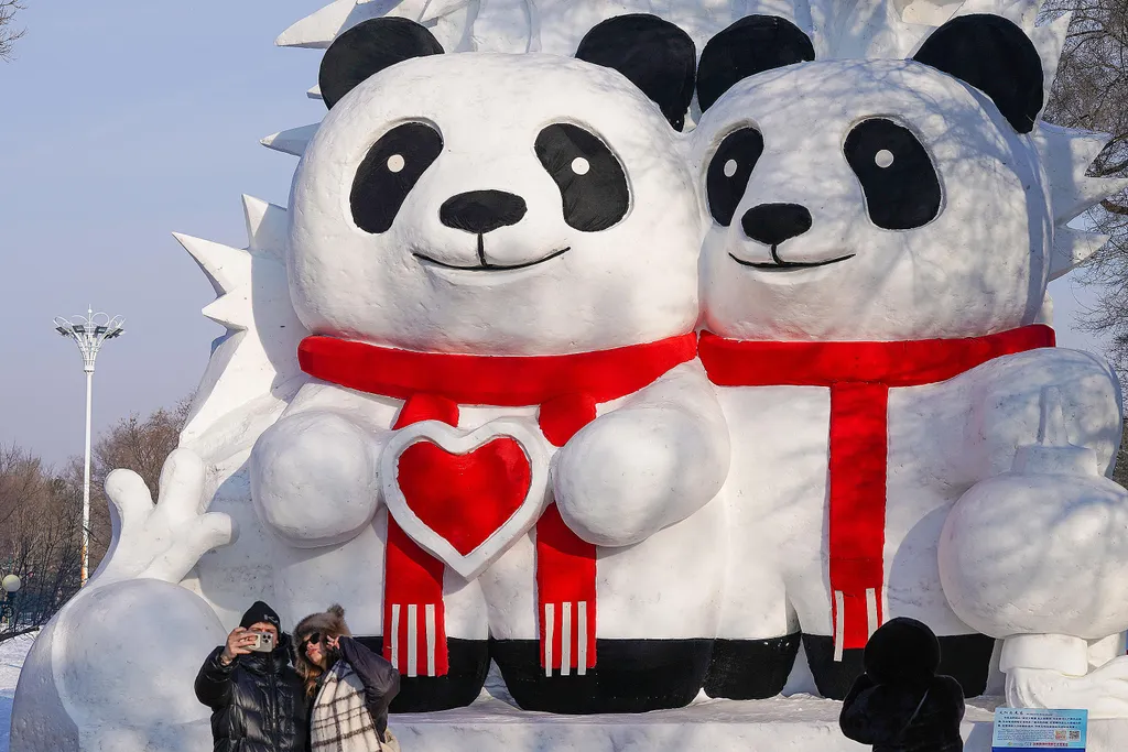 Harbini, Jég- és Hófesztivál, Kína, tél, évszakok