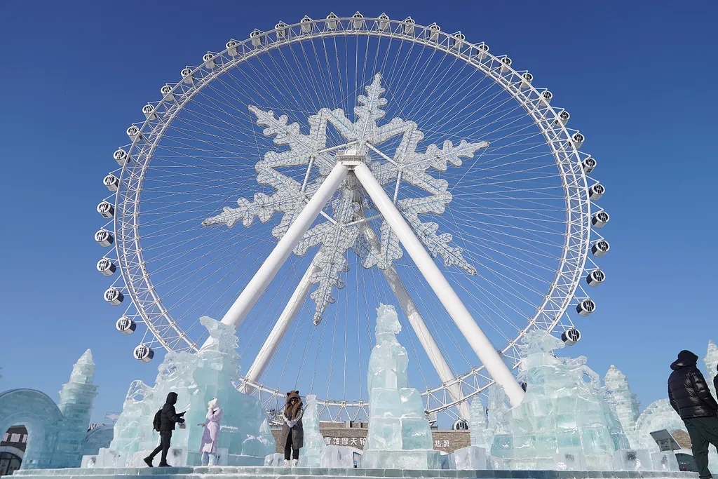 Harbini, Jég- és Hófesztivál, Kína, tél, évszakok