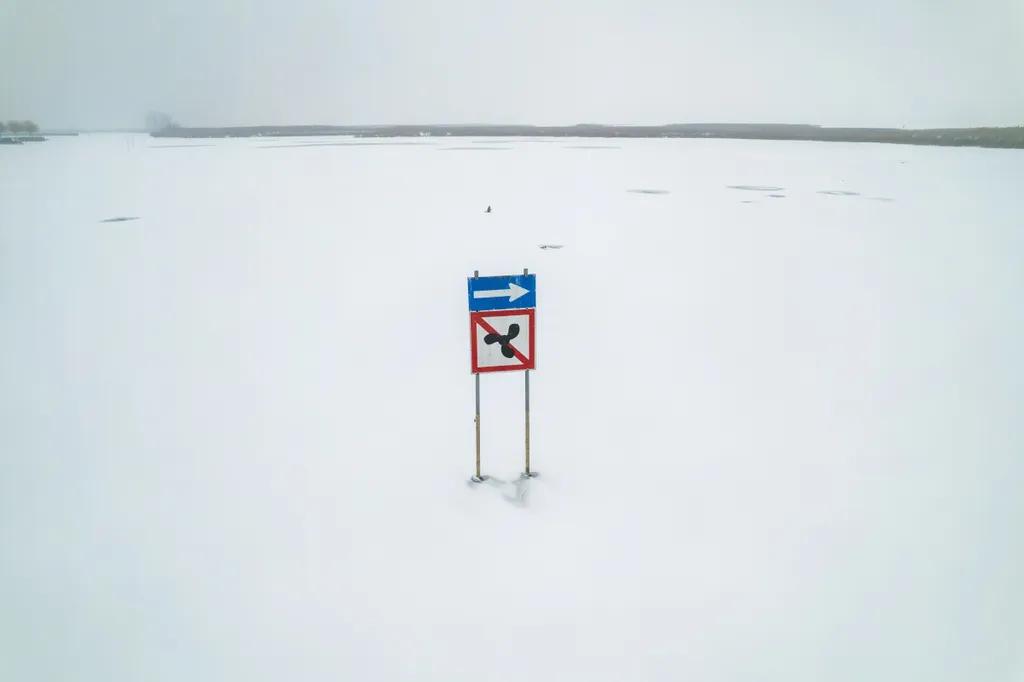 Lenyűgöző képeken a befagyott Tisza-tó és környéke, Tiszató, időjárás, tél, galéria, 2026