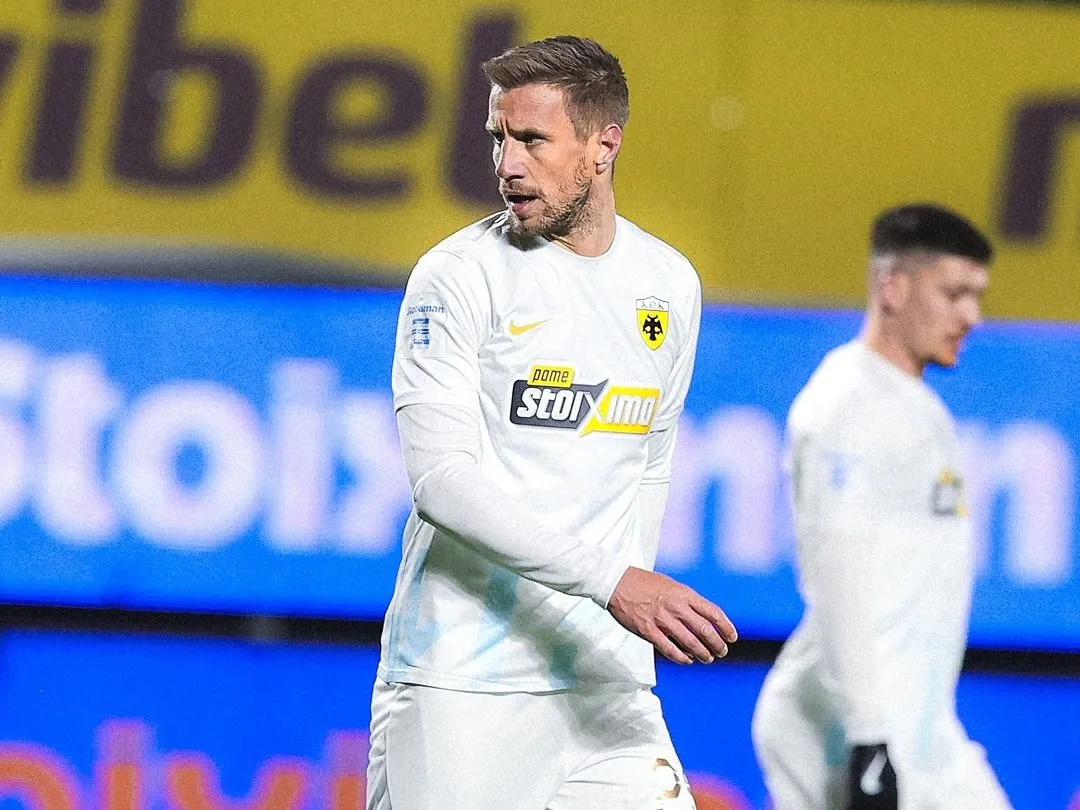 Varga Barnabás már az AEK Athén mezében is szerzett egy gólt Fotó: AEK Athens