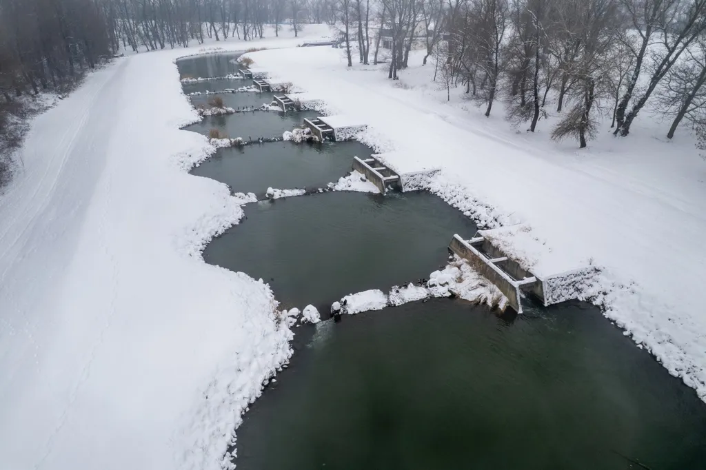 Lenyűgöző képeken a befagyott Tisza-tó és környéke, Tiszató, időjárás, tél, galéria, 2026