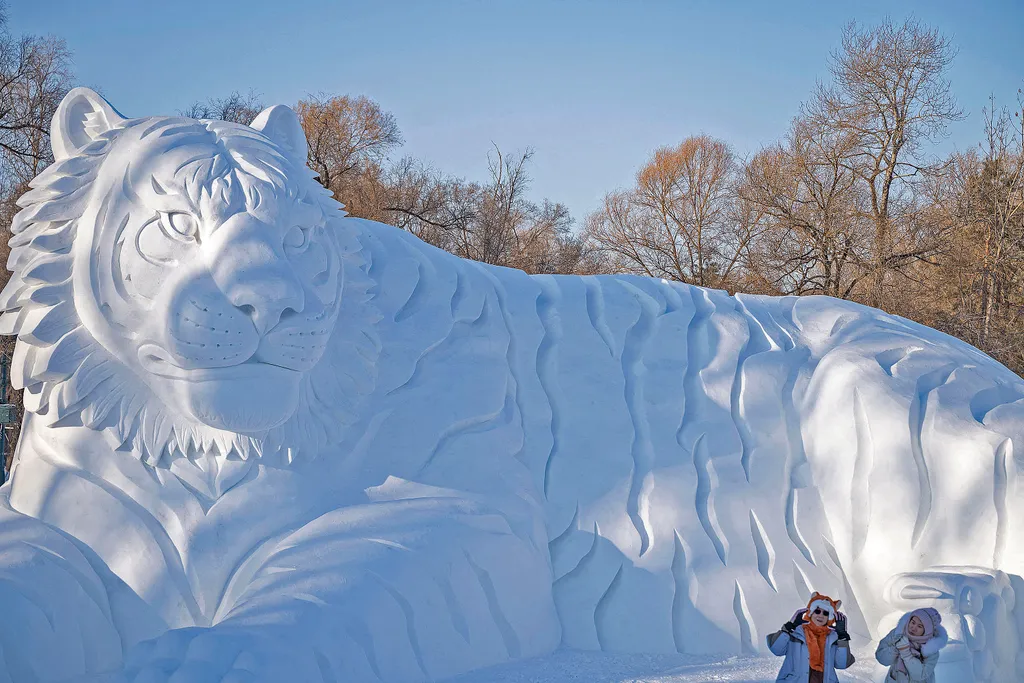 Harbini, Jég- és Hófesztivál, Kína, tél, évszakok