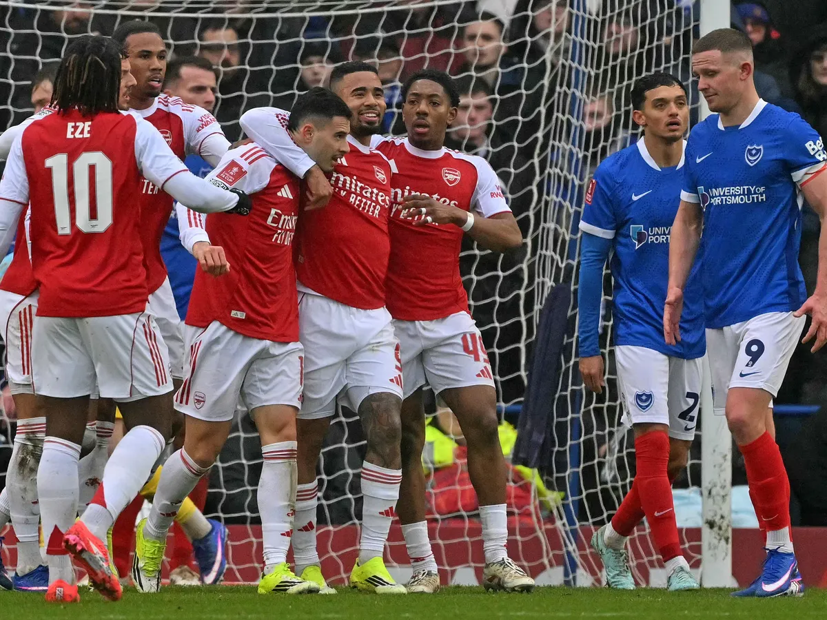 Az Arsenal gyors fordította a Portsmouth otthonában 