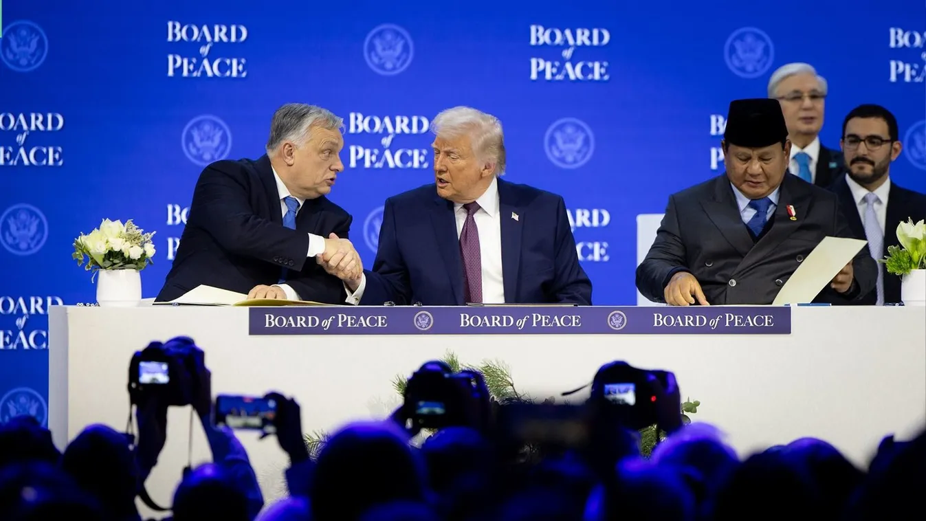 Mutatjuk, hogy milyen volt Orbán Viktor napja Davosban Kép