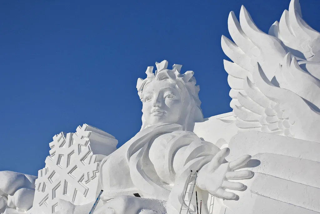 Harbini, Jég- és Hófesztivál, Kína, tél, évszakok