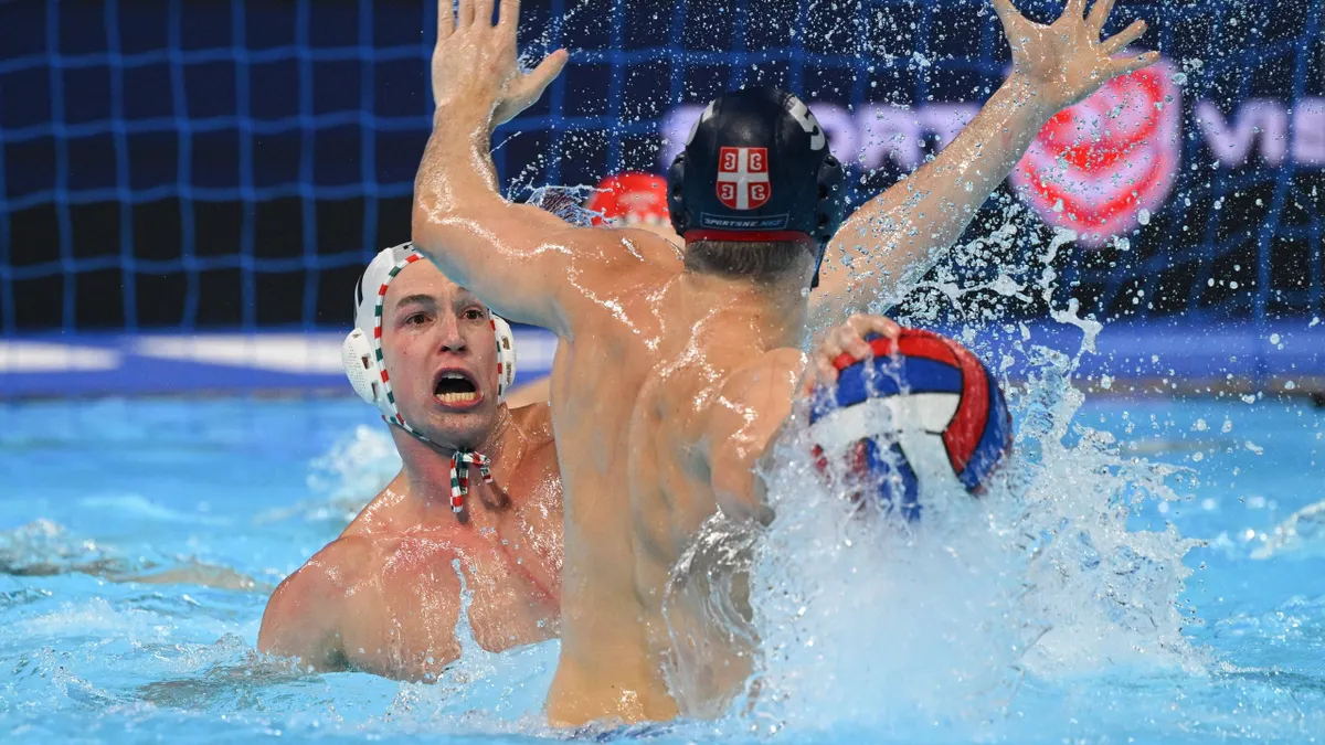 A férfi vízilabda-válogatott az utolsó pillanatig harcolt a szerb csapat ellen