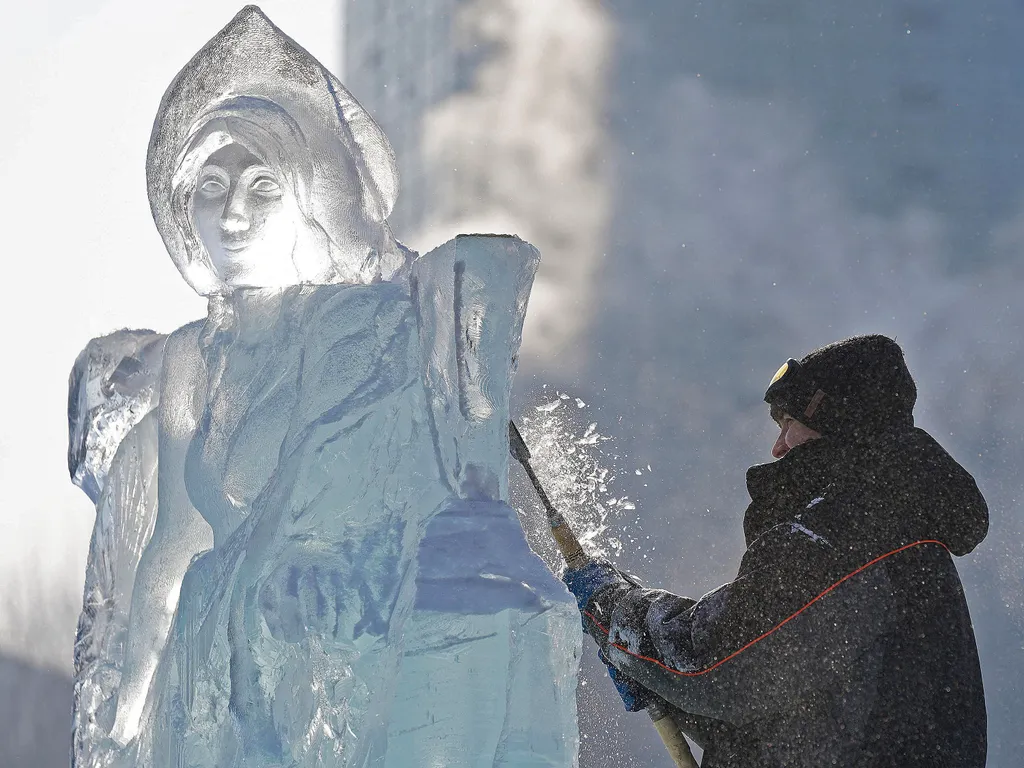Harbini, Jég- és Hófesztivál, Kína, tél, évszakok