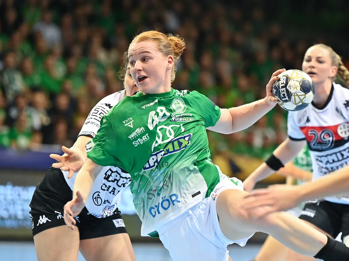 Housheer öt gólig jutott, de ez is kevés volt a Győr sikeréhez Fotó: Krizsán Csaba / MTI Fotószerkesztõség