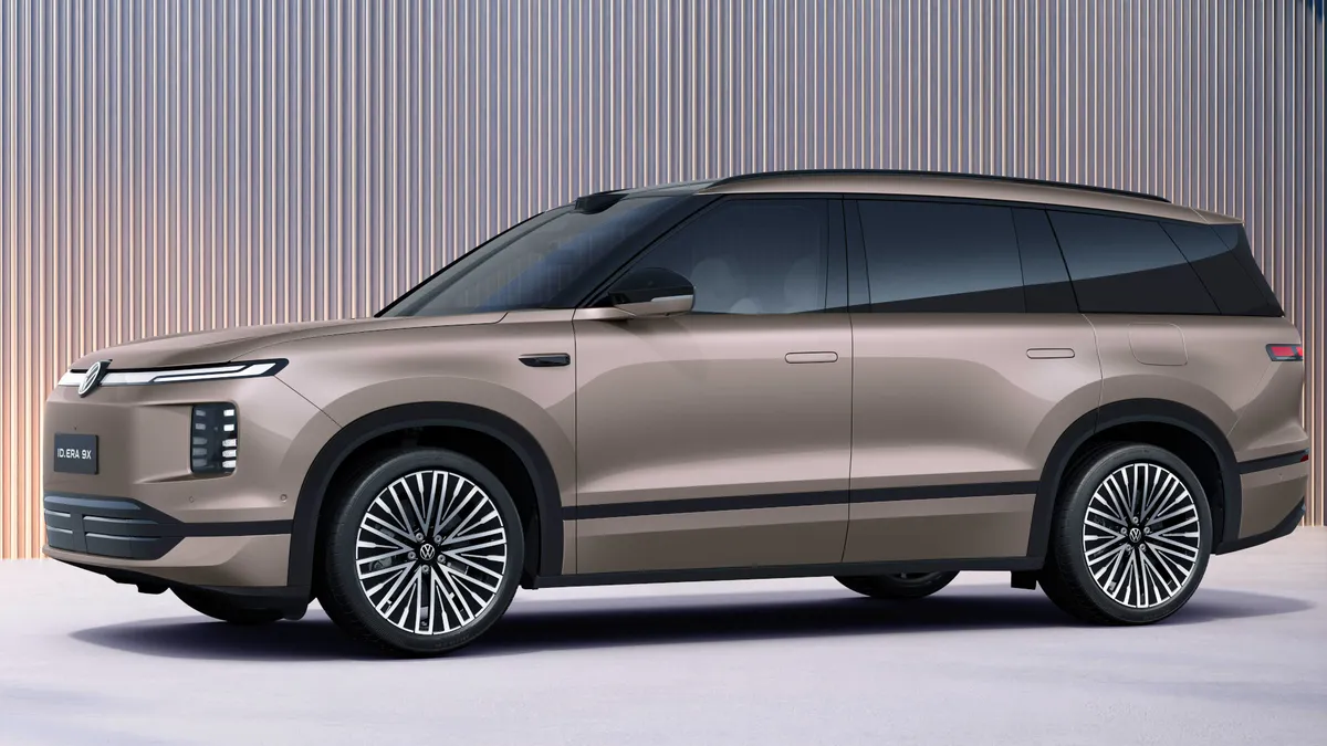 Letisztult megjelenést kapott a VW legújabb villanyautója.