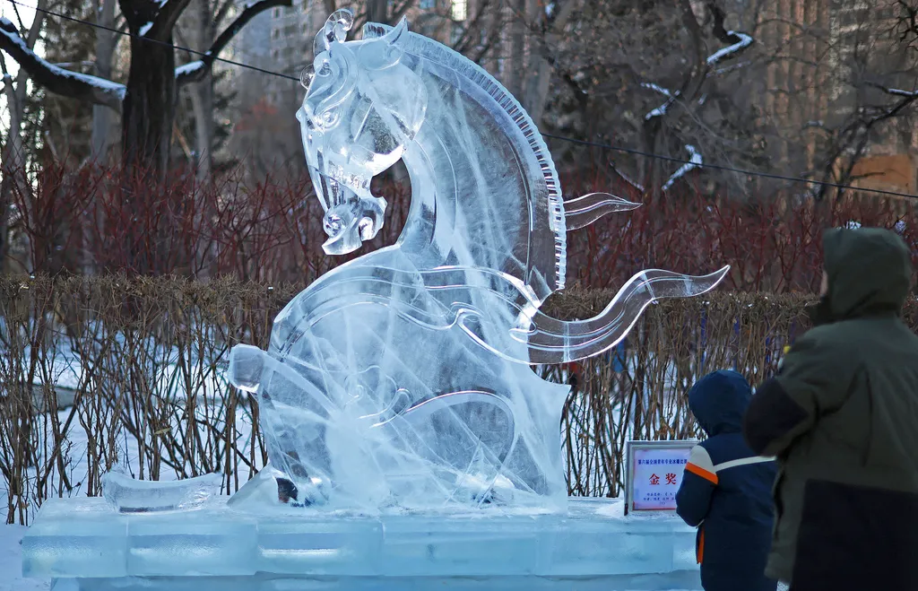 Harbini, Jég- és Hófesztivál, Kína, tél, évszakok