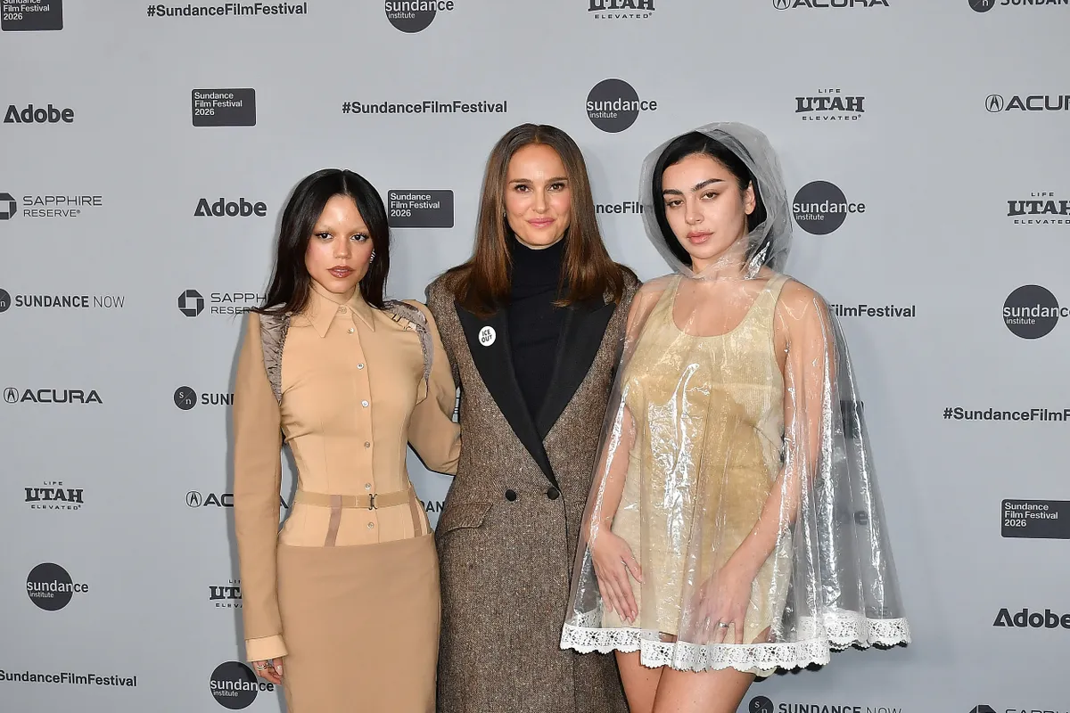 Jenna Ortega, Natalie Portman, Charli xcx attend "The Gallerist" Premiere during the 2026 Sundance Film Festival at Eccles Center Theater on January 24, 2026 in Park City, Utah. Photo: C Flanigan/imageSPACE /MediaPunch
