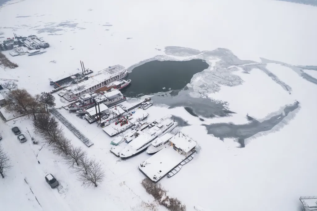 Lenyűgöző képeken a befagyott Tisza-tó és környéke, Tiszató, időjárás, tél, galéria, 2026
