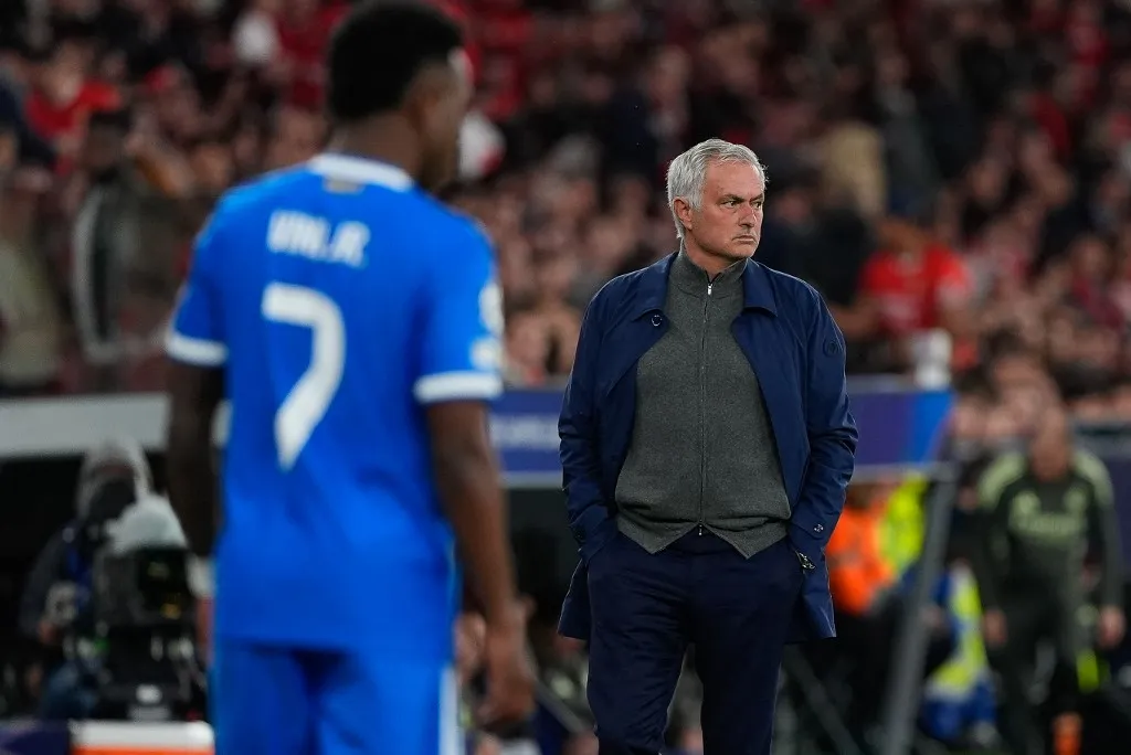 José Mourinho a Real Madrid csatárát, Vinícius Júniort támadta