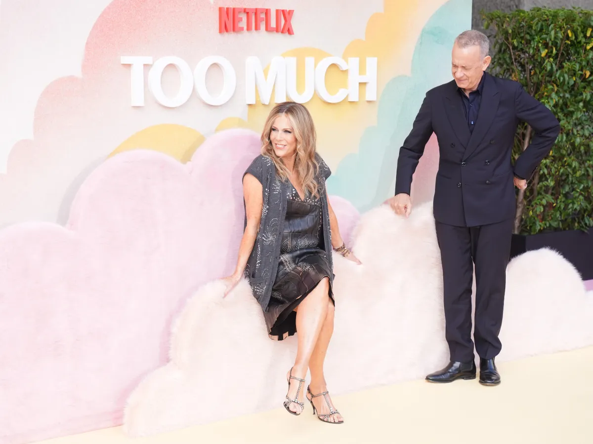 Rita Wilson and Tom Hanks attend a special screening of Too Much UK at the Barbican Centre in London. Picture date: Monday June 23, 2025.