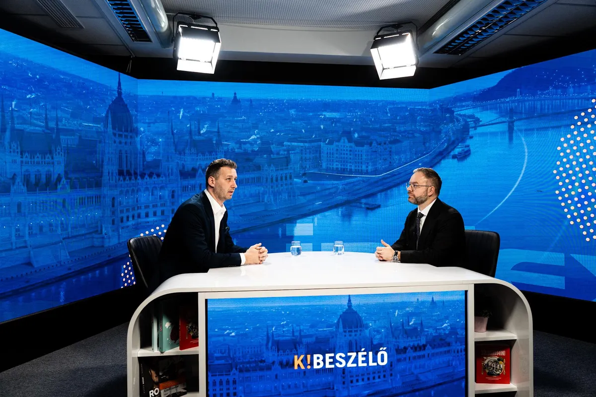 Orbán Balázs az Index Kibeszélő című műsorában (Forrás: Facebook/Orbán Balázs)