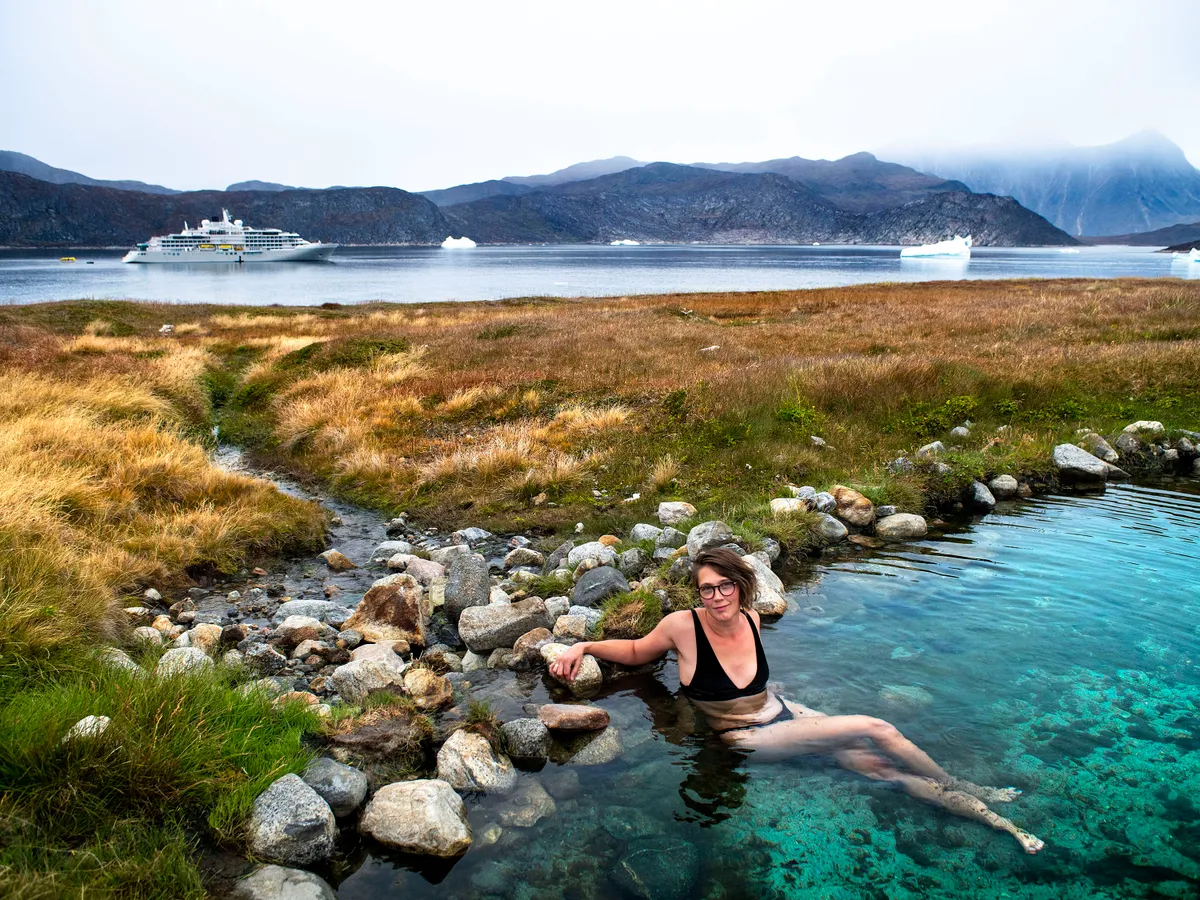 Uunartoq Island Hot Springs, greenland thermal pool or hot springs resulting from geothermal energy; Uunartoq Island, Southern Greenland, Europe. Greenland landscape. (Photo by: Sergi Reboredo/VWPics/Universal Images Group via Getty Images)