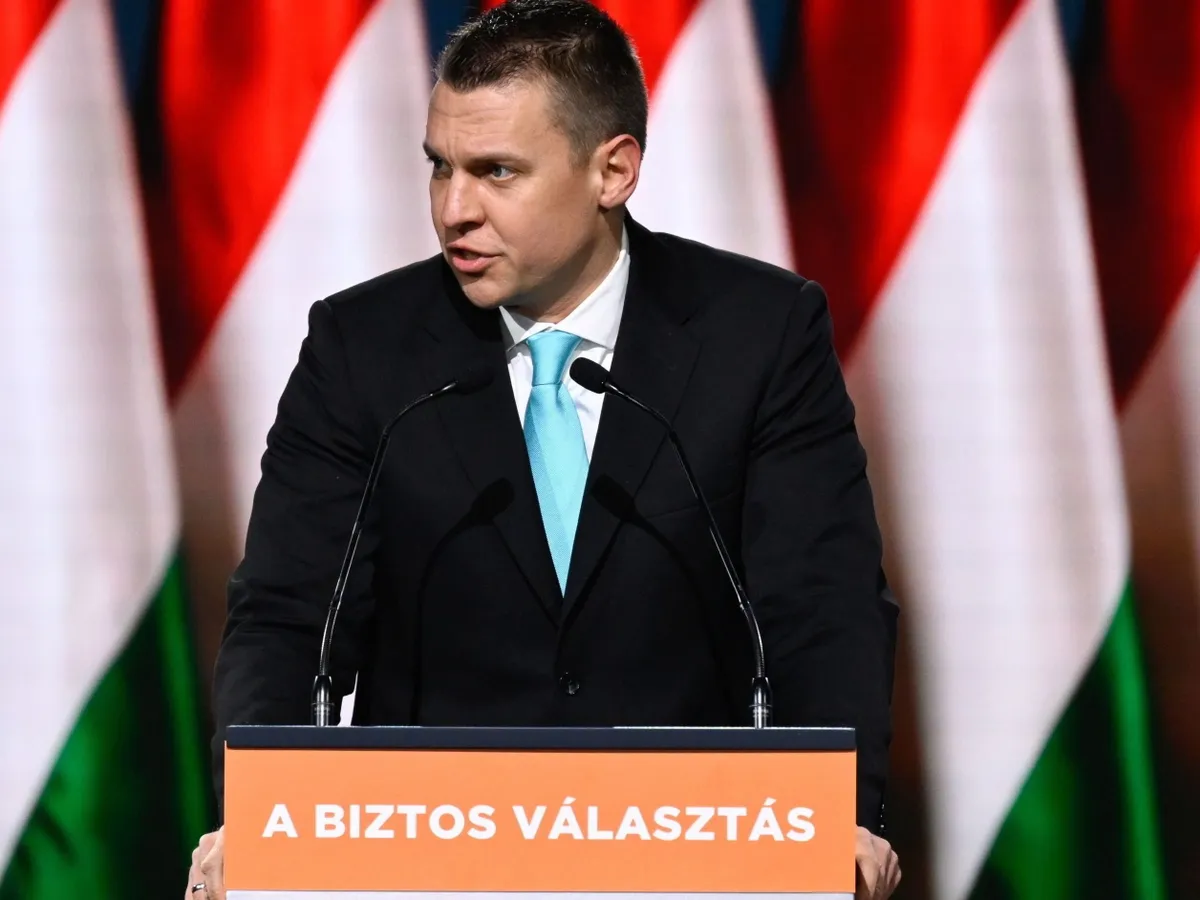 Budapest, 2026. január 10.Menczer Tamás, a Fidesz-KDNP kommunikációs igazgatója beszédet mond a párt kongresszusán a budapesti Hungexpón 2026. január 10-én.MTI/Hegedüs Róbert