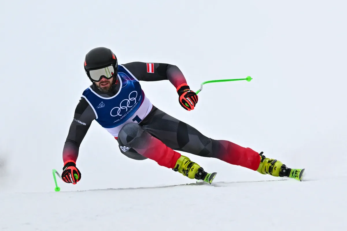 Daniel Hemetsberger hatalmasat esett a téli olimpia csütörtöki edzésén a férfi lesiklóknál