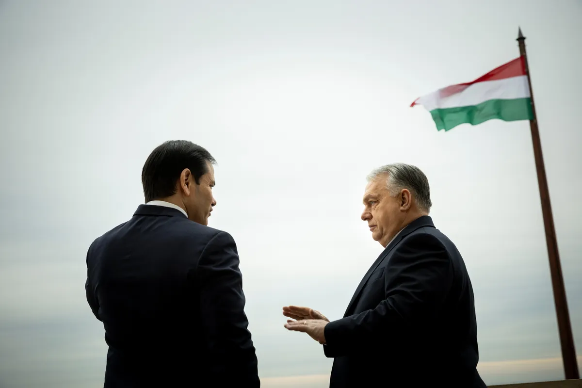 Orbán Viktor és Marco Rubio (Fotó: Fischer Zoltán / MTI Fotószerkesztõség)