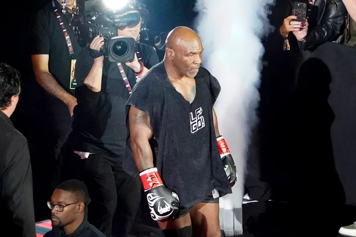 Mike Tyson az utolsó meccsén Jake Paul ellen